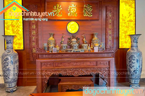 Đồ thờ Thái Bình - Chuẩn kích thước phong thủy 2024